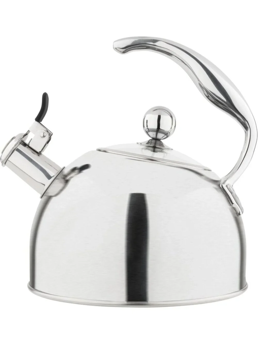 Viking  2.6 Qt 3-Ply Stainless Steel Kitchen Tea Kettles Satin Silver Induction